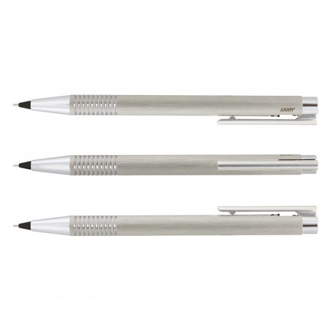 113797 2 pencil brushed silve